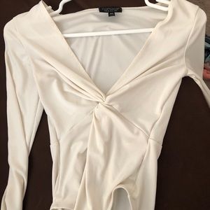 Topshop white bodysuit